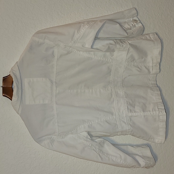 Zenim Jeans white demin jacket size Medium - Picture 5 of 7